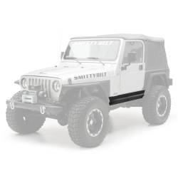 Smittybilt - Smittybilt 76871 XRC Rock Sliders w/Steps Black for Jeep Wrangler TJ - Image 8