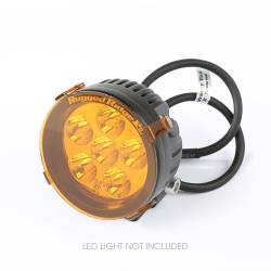 Rugged Ridge - Rugged Ridge 3.5" Round LED Light Cover-Each Amber 15210.68 - Image 3