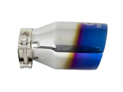 aFe Power - aFe Power 2.5" IN/4" OUT Bolt-On Blue Flame Stainless Exhaust Tip 49T25404-L07 - Image 2