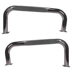 Rugged Ridge - Rugged Ridge 11522.02 Nerf Bars Stainless Steel for Jeep CJ - Image 1