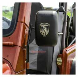 Steinjager - Steinjager J0029733 Black Magnetic Side Mirror Kit for Jeep Wrangler TJ - Image 2