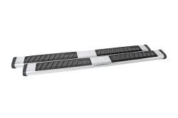 Dee Zee DZ16422 6" Oval Crew Cab Length Black-Tread Aluminum Side Step