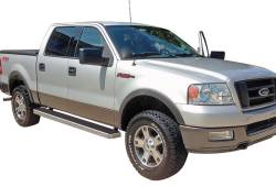 APS - APS iStep 6" Running Boards-Brushed 04-08 Ford F150 Crew IB06FJD4A - Image 2