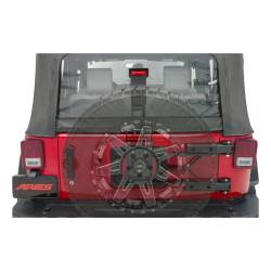 ARIES - ARIES 2563000 Spare Tire Carrier for 07-18 Jeep Wrangler JK - Image 6