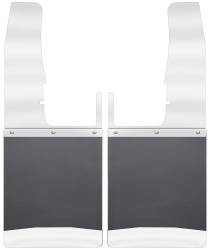 Husky Liner Front 12" Wide Kickback Mud Flaps w/SS Weights Pair 17098