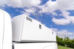 Dee Zee - Dee Zee DZ71WH 90" White Tread Aluminum Specialty Series Top Sider Tool Box - Image 5