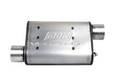 BBK Performance 2.75" Offset/Offset Varitune Muffler Alumized 3102