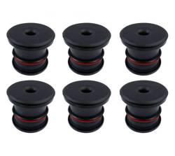 S&B Filters Silicone Rubber Body Mount Set Black 08-16 Super Duty 81-1002