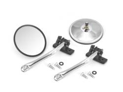 Rugged Ridge - Rugged Ridge 11026.10 Quick Release Mirror Relocation Kit Stainless for Wrangler - Image 1