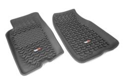 Rugged Ridge - Rugged Ridge 12920.26 Floor Liners Front Black for Jeep Grand Cherokee ZJ - Image 1