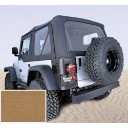 Rugged Ridge 13703.37 Soft Top Door Skins Spice Clear Windows for Wrangler