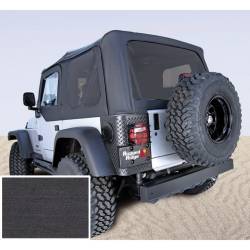 Rugged Ridge 13706.15 Soft Top Black Tinted Windows for Jeep Wrangler