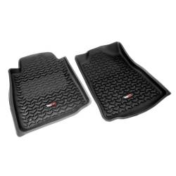Rugged Ridge 82904.10 Floor Liner Front Pair Black for Toyota Tacoma Auto
