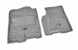 Rugged Ridge - Rugged Ridge 84901.02 Floor Liners Front Gray 99-06 GM Fullsize Pickup/SUV - Image 1