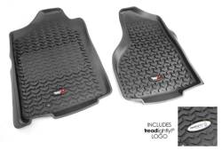 Rugged Ridge TL-82903.04 Front Floor Liners Black Tread Lightly for Ram CrewCab
