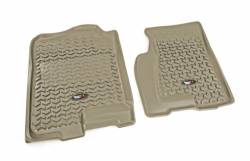 Rugged Ridge 83901.02 Floor Liners Front Tan 99-06 GM Fullsize Pickup/SUV