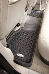 Rugged Ridge - Rugged Ridge TL-82951.11 Rear Floor Liner Black Tread Lightly 07-12 GM Pickup - Image 1
