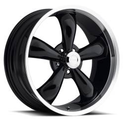 Vision Wheels 142 Legend 5 17x7 5x4.75 6mm Black/Machined 142-7761GB6