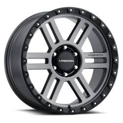 Vision Wheels 354-2950SGBL12 354 Manx 2 20x9 5x150 12mm Gray Matte