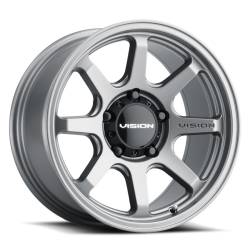 Vision Wheels 351 Flow 17x9 5x5.5 20mm Gray Matte 351-7985SG20