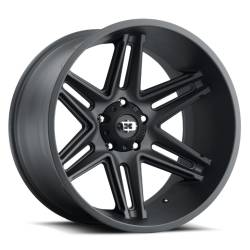 Vision Wheels 363 Razor 22x12 6x5.5 -51mm Black Matte 363-22283SB-51