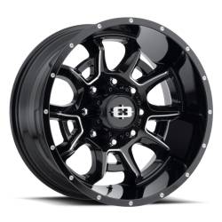 Vision Wheel - Vision Wheels 415-2984GBMS0 415 Bomb 20x9 6x5.5 0mm Black Gloss & Machined - Image 1