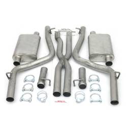 JBA Headers Split Rear 2.5" Cat-Back Exhaust System for Challenger 40-1666