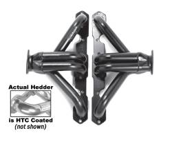 Hedman Hedders - Hedman Hedders 68366 Street Rod HTC Mild Steel Block Hugger Exhaust Header ALL - Image 1