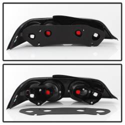 Spyder Auto - Spyder Auto 5000330 Black/Clear Euro Style Taillights for 02-04 Acura RSX - Image 3