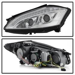 Spyder Auto - Spyder Auto DRL Projector Headlights Chrome/Clear Mercedes S-Class 5083906 - Image 3