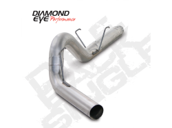 Diamond Eye K5252A 5" Diesel Filter Single Aluminized for 07.5-12 Ram 2500/3500