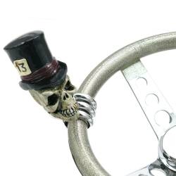 American Shifter Company - American Shifter ASCBN00022 Timmy the Top Hat Skull Custom Brody Knob - Image 1