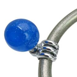 American Shifter Company - American Shifter ASCBN08006 Blue Old Skool Series Suicide Brody Knob - Image 1