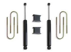 MaxTrac 902140 4" Rear Lift Block U-Bolts w/Shocks for 02-08 RAM 1500 2WD
