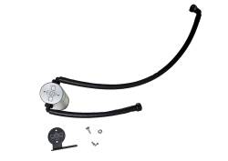 J&L Oil Separator 3.0 Passenger Side Mounted Oil Separator Silver 3088P-C