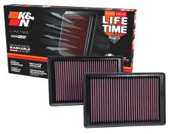 K&N - K&N 33-2445 Drop-In Replacement Air Filter - Image 2