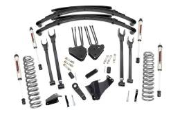 Rough Country Suspension Systems - Rough Country 58270 6" 4-Link Lift Kit for 05-07 F250/F350 Super Duty Diesel 4WD - Image 1
