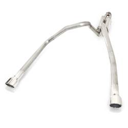 Stainless Works - Stainless Works TBTDLMFCB Trailblazer SS 06-09 True Dual Exhaust S-Tube Mufflers - Image 1