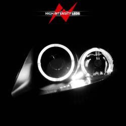 Anzo USA - Anzo 121332 Black Projector Headlights w/LED Halo for 00-05 Mitsubishi Eclipse - Image 6