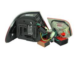 Anzo USA - Anzo USA Chrome LED Taillight Set Red/Smoke Lens BMW 3-Series Coupe 321127 - Image 2