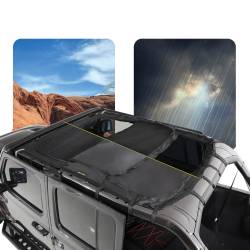 Smittybilt - Smittybilt 97500 Cloak Extended Mesh Top w/Skylights for 18-20 Jeep Wrangler JL - Image 1