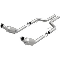 MagnaFlow Exhaust Products - MagnaFlow 24151 HM Grade Direct-Fit Catalytic Converter for 05-10 Ford Mustang - Image 1