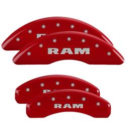 MGP Caliper Covers 55006SRAMRD Engraved Front/Rear Ram Red for 19-25 Ram 1500