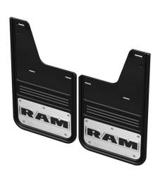 Gatorback 12" Black Rear Mud Flaps for Ram Pickups GCR33R-RT