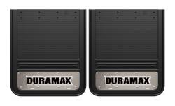 Gatorback - Gatorback 21"x24" Rear Dually Black Mud Flaps Duramax Logo GB2124DX-2 - Image 1