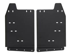 Gatorback 12" Rear Mud Flap Brackets-Silver Ford Super Duty GB756706