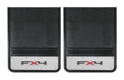 Gatorback - Gatorback 19"x24" Rear Dually Black Mud Flaps FX4 Logo GB1924FX4 - Image 1