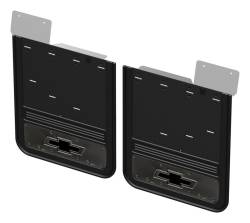 Gatorback - Gatorback 21" Rear Dually Black Mud Flaps Silverado 3500 GCR204R-GMBT - Image 1