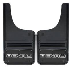 Gatorback - Gatorback 12"x23" Cut-Style Black Mud Flaps Denali Logo GB1223CUTD-FULL - Image 1