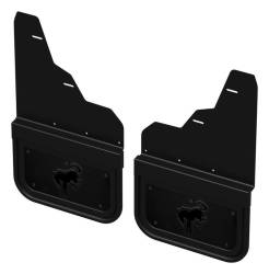 Gatorback - Gatorback Removable 12"x9" Black Front Mud Flaps Ford Bronco GCN406F1-BUA - Image 1